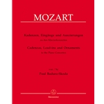 Cadenzas, Lead-ins, and Ornaments from Mozart's Piano Concertos
