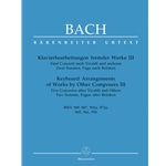 Keyboard Arrangements of Works by Other Composers, Volume 3: BWV 985-987, 592a, 972a - Piano