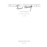 5 Pieces, Op. 198 - Trombone and Piano