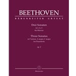 3 Sonatas in F minor, A major, C major for Piano, Op.2