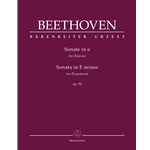Sonata in E Minor, Op. 90 - Piano