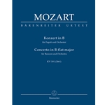 Concerto in B-flat Major for Bassoon and Orchestra  KV 191 (186e) - Study Score