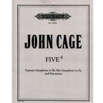 Five4 - Soprano Sax, Alto Sax, and Three Percussionists