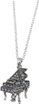 Crystal Grand Piano Necklace