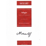 Adagio from Clarinet Concerto in A Major, K. 622 - Clarinet in A and String Quartet