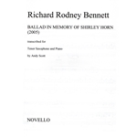Ballad in Memory of Shirley Horn - Tenor Sax and Piano