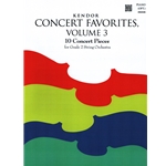 Kendor Concert Favorites, Vol. 3 - Piano (Opt.)