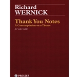 Thank You Notes - Cello Unaccompanied