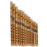 Nabi & Sons Cross Blown Bamboo Flute Set 13-Piece