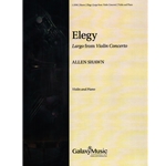 Elegy (Largo from Violin Concerto) - Violin and Piano