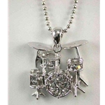 Drums Rhinestone Necklace