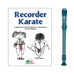 Yamaha 3-pc Blue Recorder & Recorder Karate Book