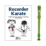 Yamaha 3-pc Green Recorder & Recorder Karate Book