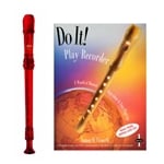 MPI Prism 2-pc Red Recorder & Do It! Recorder Book and CD