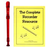 MPI Prism 2-pc Red Recorder & Recorder Resource Kit Book