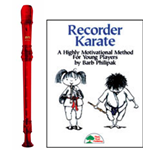 MPI Prism 2-pc Red Recorder & Recorder Karate Book