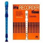 MPI Prism 2-pc Blue Recorder & It's Recorder Time Book