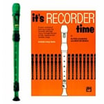 MPI Prism 2-pc Green Recorder & It's Recorder Time Book