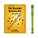 Yamaha 3-pc Green Recorder & Recorder Resource Kit Book