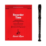 Tudor 1-pc Brown Recorder & Recorder Time Book