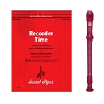 Yamaha 3-pc Pink Recorder & Recorder Time Book