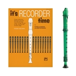 Candy Apple 2-pc Green Recorder & It's Recorder Time Book