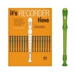 Yamaha 3-pc Green Recorder & It's Recorder Time Book