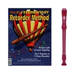 Yamaha 3-pc Pink Recorder & Trophy Recorder Method Book
