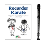 Tudor 1-pc Brown Recorder & Recorder Karate Book