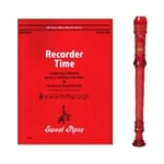 Canto 1-pc Red Recorder & Recorder Time Book