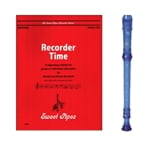 Canto 1-pc Blue Recorder & Recorder Time Book