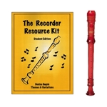 Canto 1-pc Red Recorder & Recorder Resource Kit Book