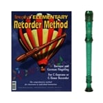 Canto 1-pc Green Recorder & Trophy Recorder Method Book