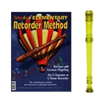 Canto 1-pc Yellow Recorder & Trophy Recorder Method Book