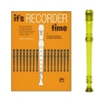 Canto 1-pc Yellow Recorder & It's Recorder Time Book