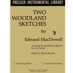 Two Woodland Sketches - Saxophone Quartet