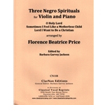3 Negro Spirituals - Violin and Piano