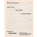 5 Duets - Oboe and Bassoon