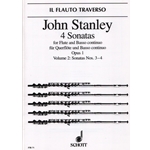 4 Sonatas, Op. 1 Vol. 2 - Flute and Piano