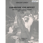 Sarabande and Minuet, Op. 24-bis - Woodwind Quintet with Piano