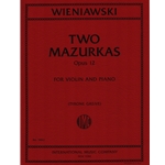 2 Mazurkas, Op. 12 - Violin and Piano
