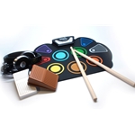 Rock and Roll It CodeDrum - Color-Coded Flexible Roll-Up Drum Kit