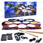 Rock and Roll It Live! - Flexible Roll-Up Drum Kit