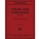 Theme and Variations, Op. 50 - Cello and Piano