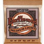 Ernie Ball 2146 Earthwood Phosphor Bronze Medium Light Acoustic Guitar Strings - 12-54 Gauge