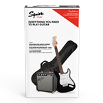 Squier Stratocaster Pack with Amp and Gig Bag - Black