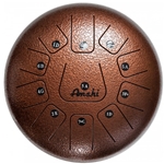 Amahi 12" Steel Tongue Drum in D Major with Bag - Bronze