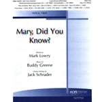 Mary, Did You Know? - Vocal Trio SSA and Piano