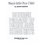 Mary's Little Boy Child - PVG Songsheet