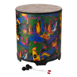 Remo KD-5218-01 Kids Percussion 18” x 21" Gathering Drum - Rain Forest